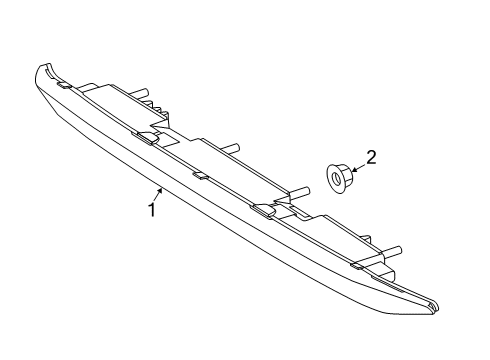 2018 Volvo XC60 High Mount Lamps