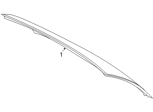 2015 Volvo XC60 Lift Gate - Glass & Hardware