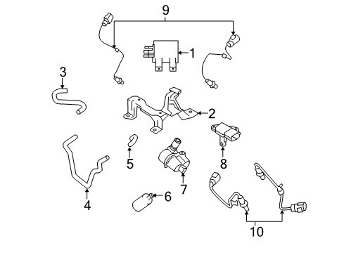 2009 Volvo V70 Emission Components