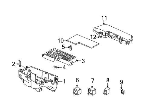2005 Volvo XC90 Electrical Components Diagram 3