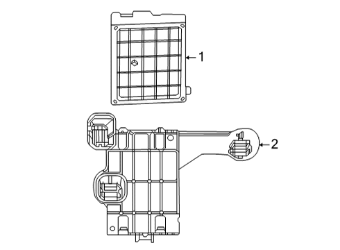 2023 Volvo C40 Recharge Electrical Components Diagram 11