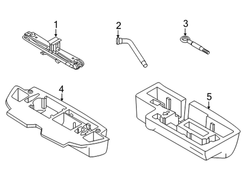 2023 Volvo C40 Recharge Jack & Components