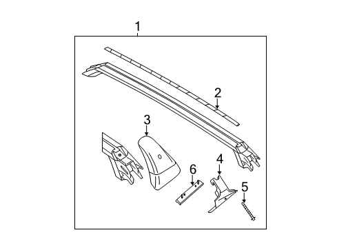 2016 Volvo S60 Cross Country Luggage Carrier