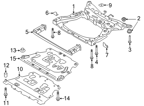 2019 Volvo XC90 Suspension Mounting - Front