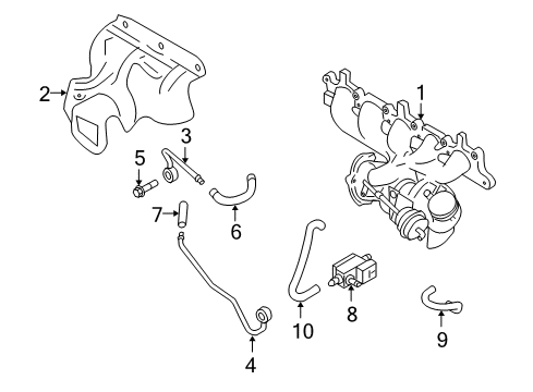 2009 Volvo V50 Turbocharger