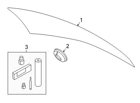 2018 Volvo V90 Cross Country Lift Gate - Glass & Hardware