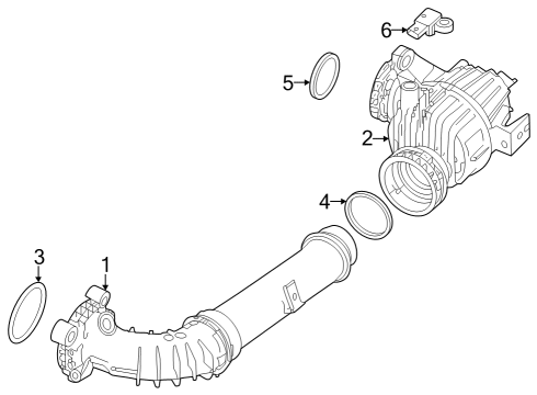2023 Volvo V60 Cross Country Intercooler