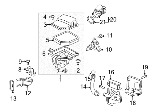 2016 Volvo XC90 Air Pipe Diagram for 31370326