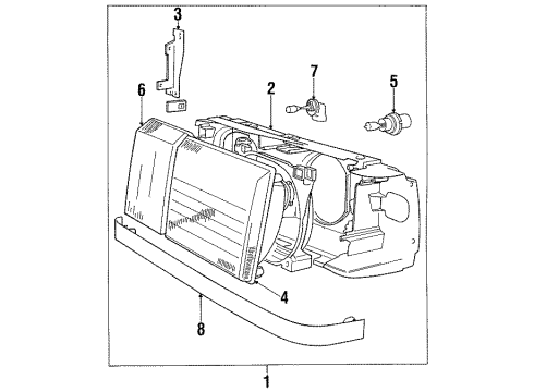 1988 Volvo 760 Bulbs