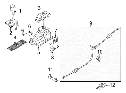 2011 Volvo S60 Gear Shift Control - AT