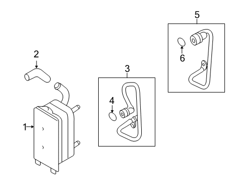 2011 Volvo XC60 Trans Oil Cooler