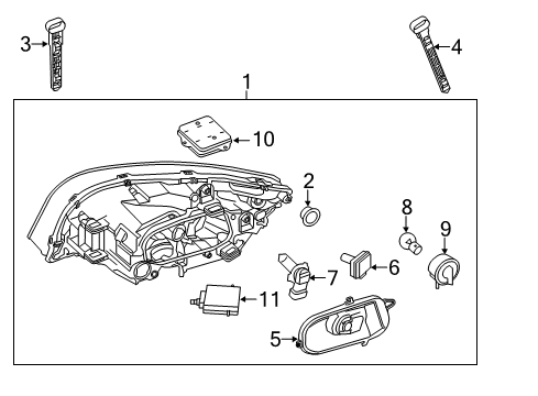 2018 Volvo V60 Cross Country Bulbs