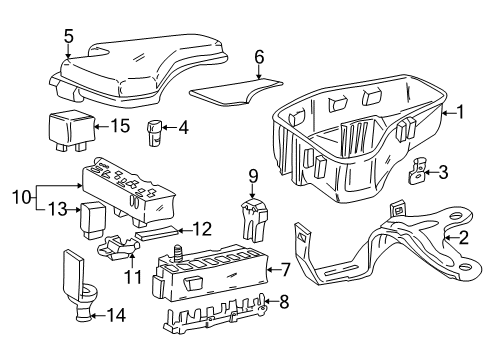 2000 Volvo V70 Electrical Components Diagram 3