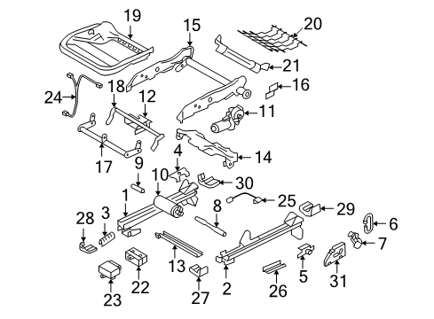 2013 Volvo C30 Power Seats