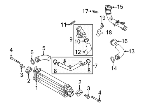 2020 Volvo S90 Intercooler, Cooling Diagram 1