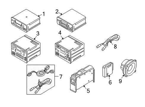 2001 Volvo V40 Sound System