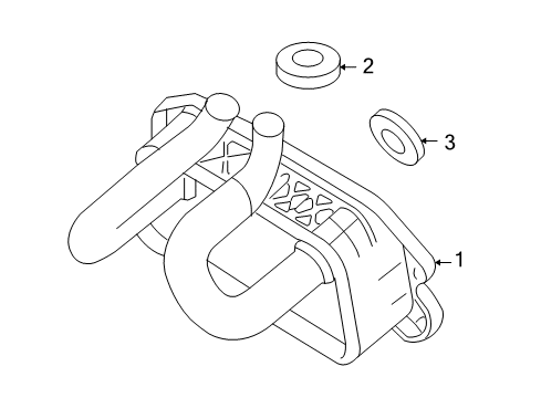2009 Volvo C70 Engine Oil Cooler