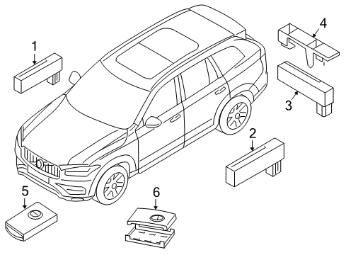 2018 Volvo V90 Cross Country Keyless Entry Components