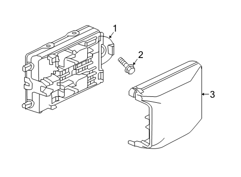 2018 Volvo V90 Control Module Diagram for 32209198