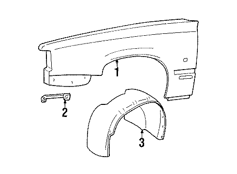 1995 Volvo 850 Fender & Components