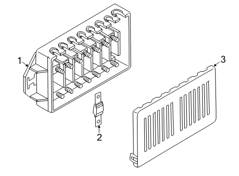 2001 Volvo S80 Electrical Components Diagram 3