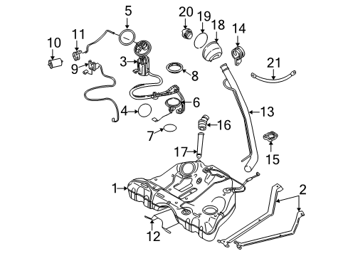 2003 Volvo S80 Fuel Supply