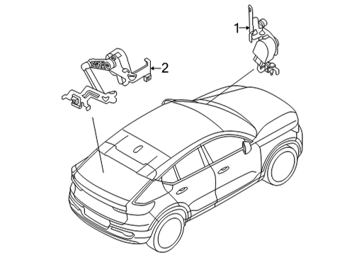 2023 Volvo C40 Recharge Electrical Components Diagram 9