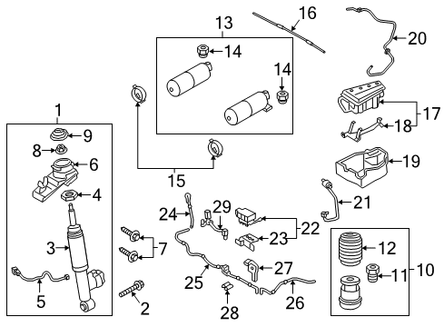 2017 Volvo XC90 Top Cap Diagram for 31658075