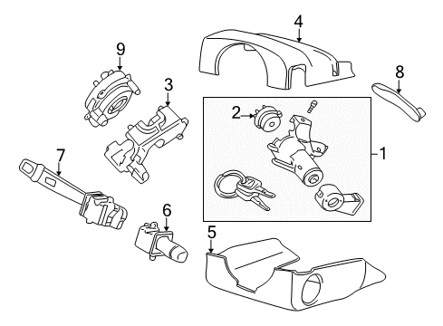 2003 Volvo S80 Ignition Lock