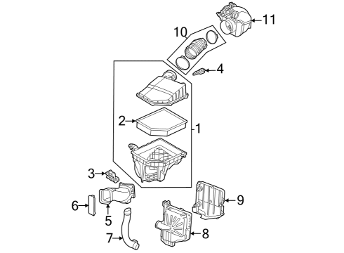 2022 Volvo S90 Air Intake Diagram 2