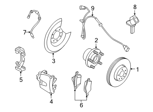 2011 Volvo V50 Front Brakes