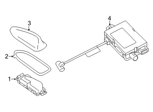 2015 Volvo S80 Antenna & Radio