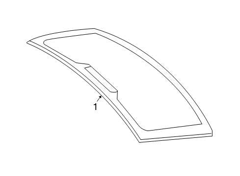 2009 Volvo S40 Back Glass