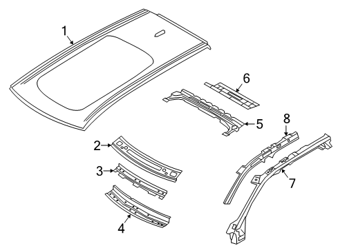 2023 Volvo XC90 Roof & Components