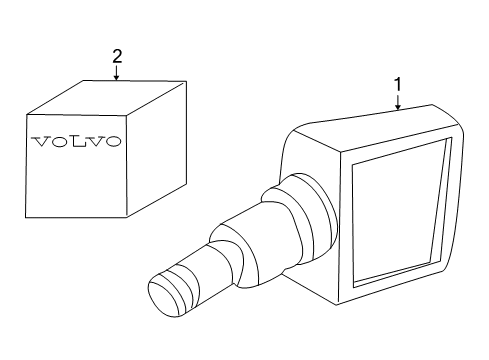 2002 Volvo S60 Tire Pressure Monitoring