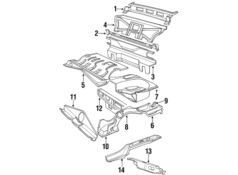 1988 Volvo 780 Rear Body
