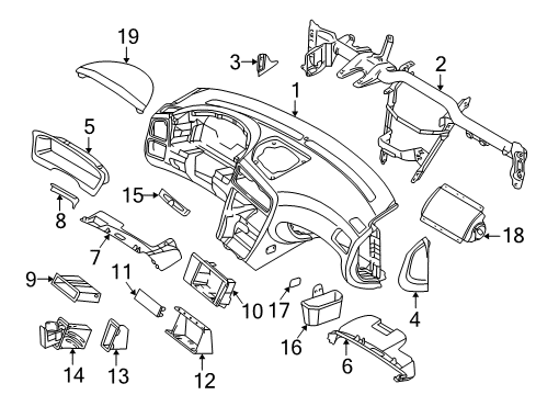 2002 Volvo S60 Instrument Panel