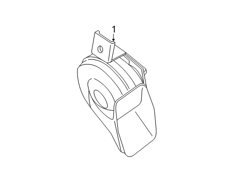 2006 Volvo XC70 Horn
