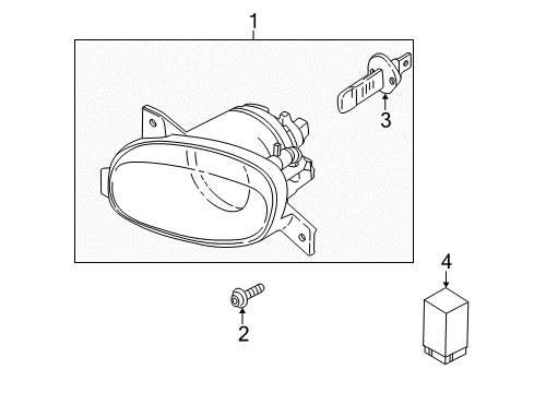 2003 Volvo S80 Fog Lamps