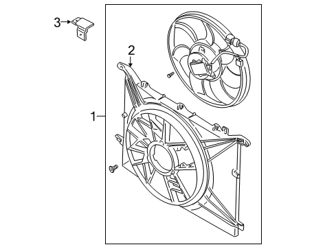 2006 Volvo XC70 Cooling Fan