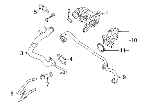2017 Volvo XC60 Water Pump