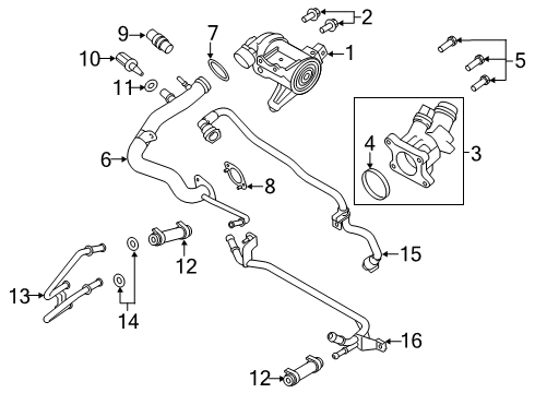 2019 Volvo S60 Water Pump