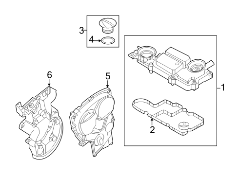 2022 Volvo S60 Valve & Timing Covers Diagram 2