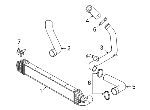 2013 Volvo C30 Intercooler
