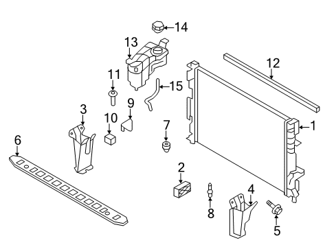 2016 Volvo S60 Cross Country Radiator & Components