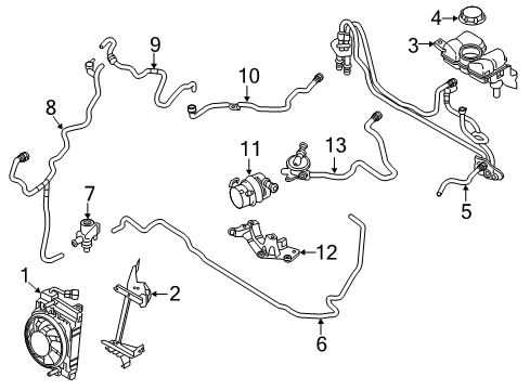2020 Volvo S90 Radiator & Components