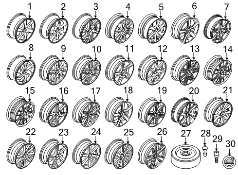 2015 Volvo XC60 Wheels