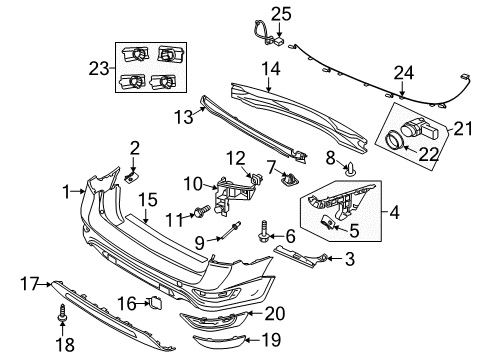 2015 Volvo XC70 Rear Bumper