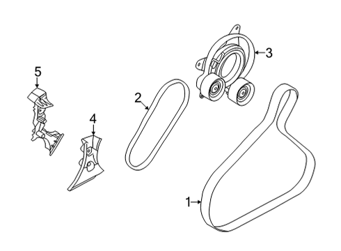 2023 Volvo XC60 Belts & Pulleys