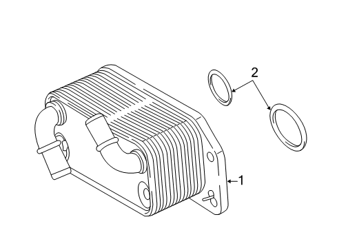 2016 Volvo S80 Oil Cooler
